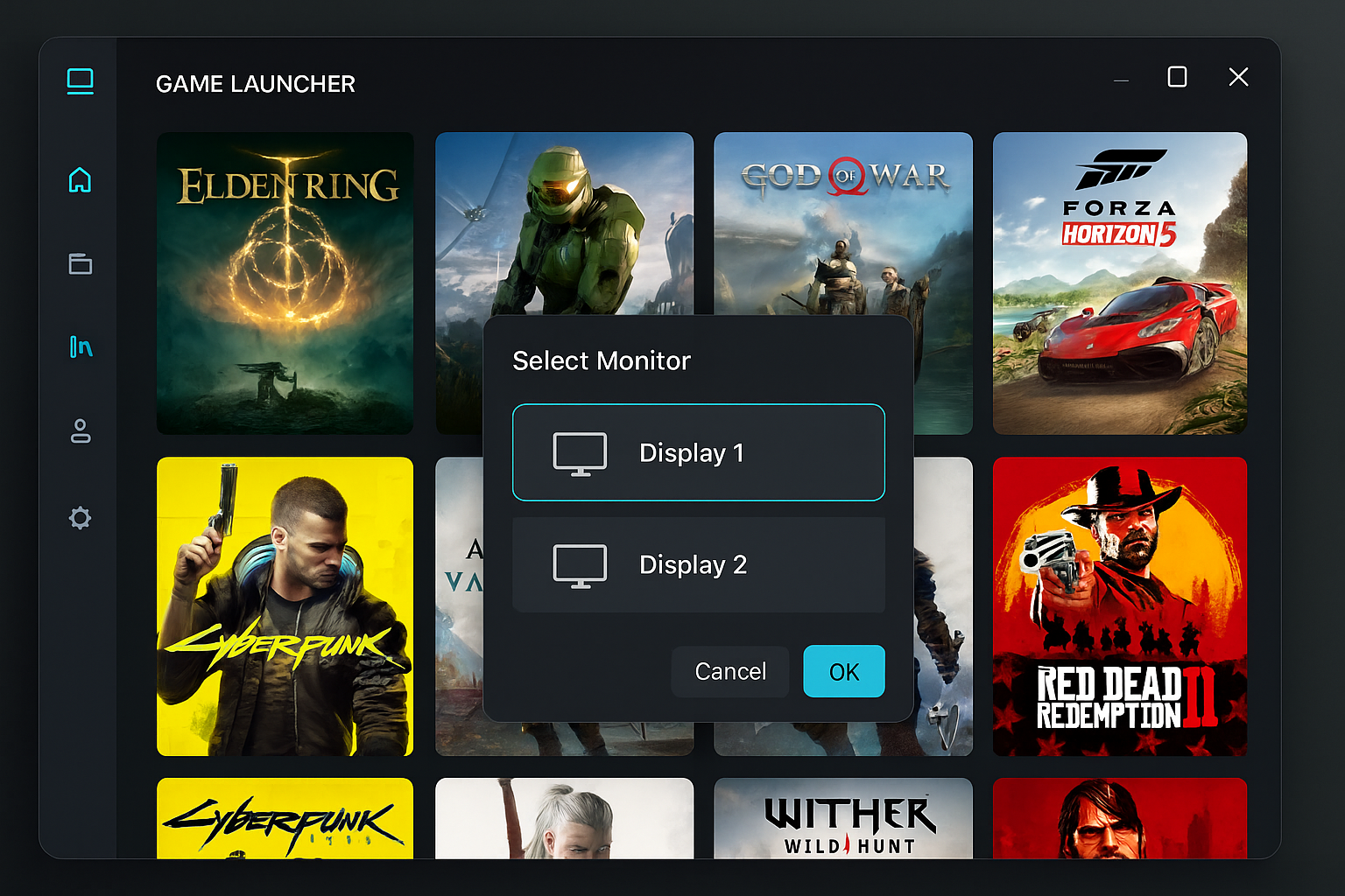 Game Launcher UI